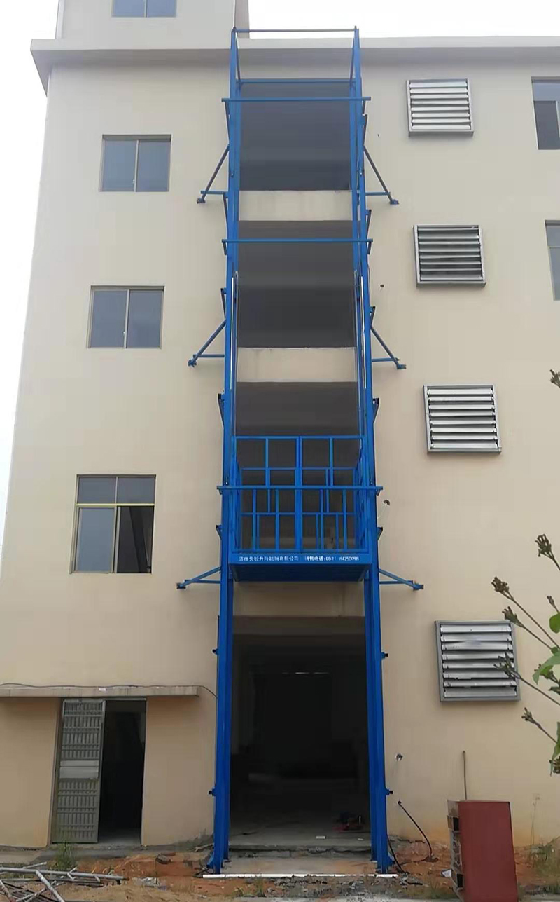 胡杨河室外导轨式升降平台